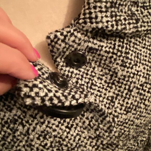 *Kensie* 🌺COQUETTE-Style🌺 Lined Tweed *Parisian* Swing Coat *Snaps* Sz 2 - Picture 5 of 8
